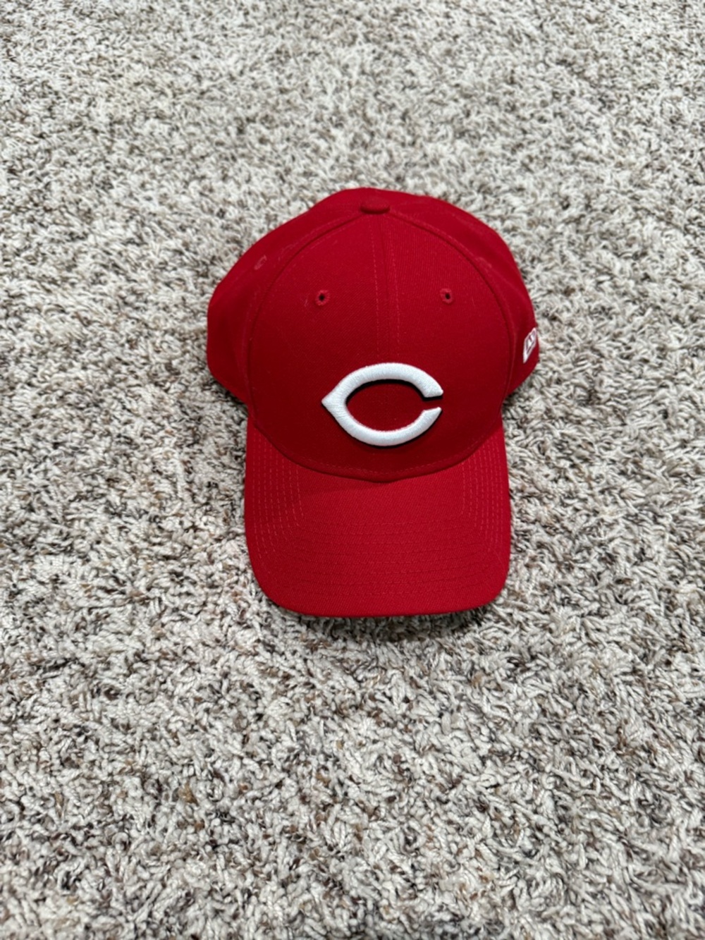 New Era Red Cincinnati C Logo Baseball Cap with White Logo